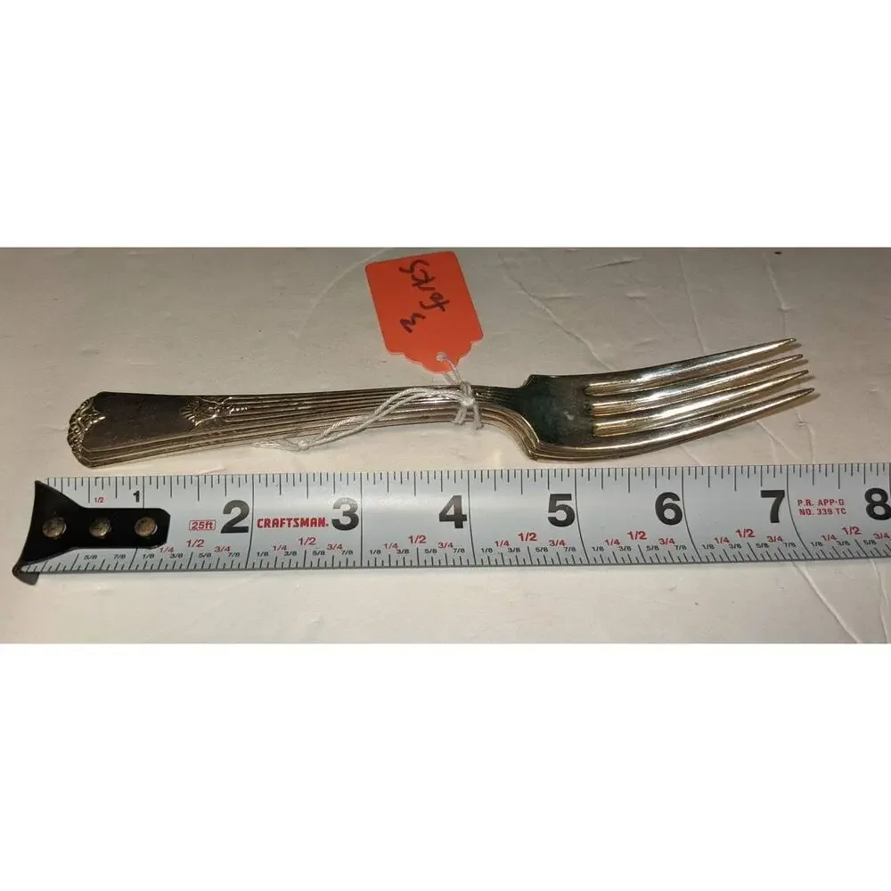 WM Rogers and Son IS Guild 1935 Forks Striped Filigree Ends Set of 3 Replacement